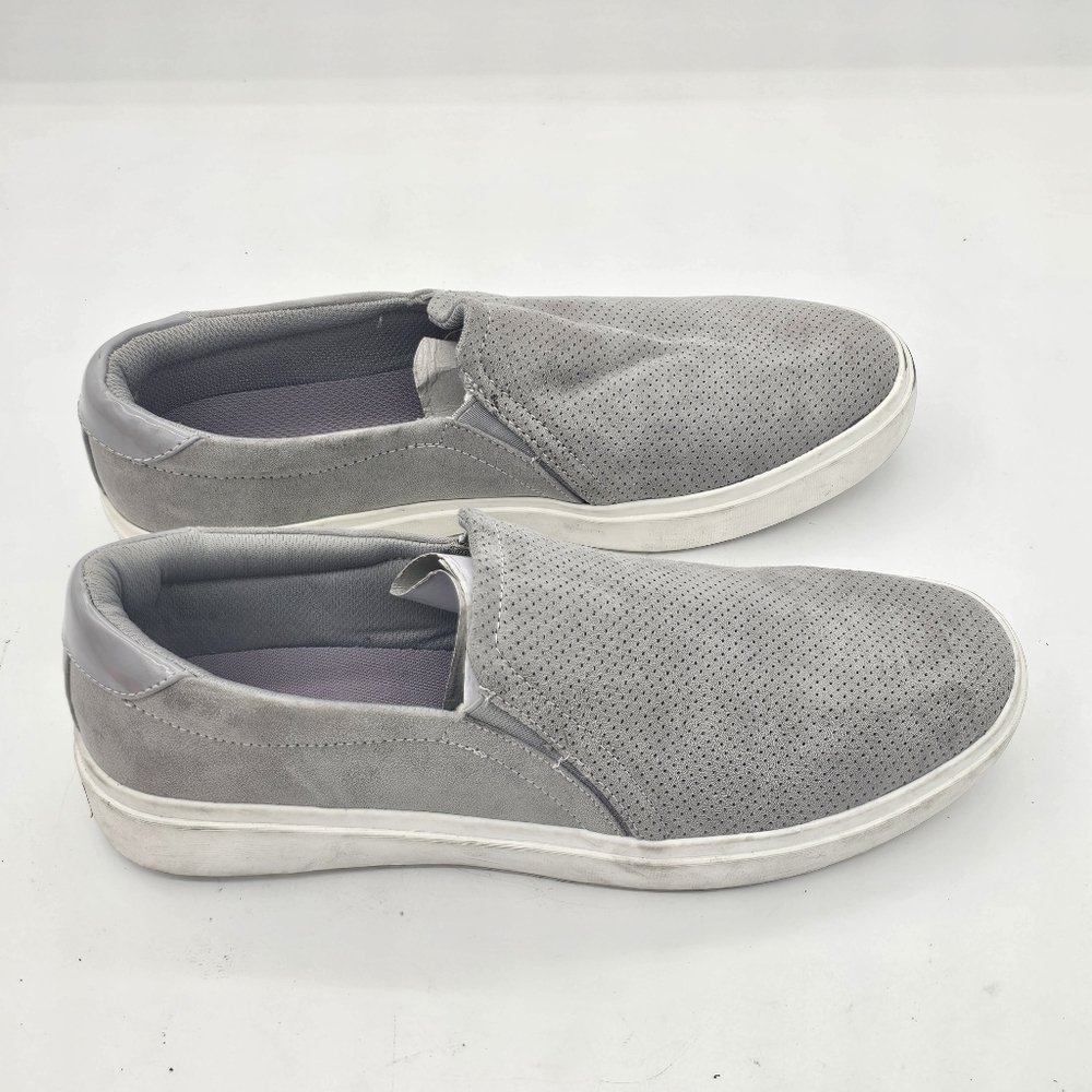Dr. Scholl's Nova Slip-On Microfiber Sneakers Gray Size 9.5 - Picture 6 of 12